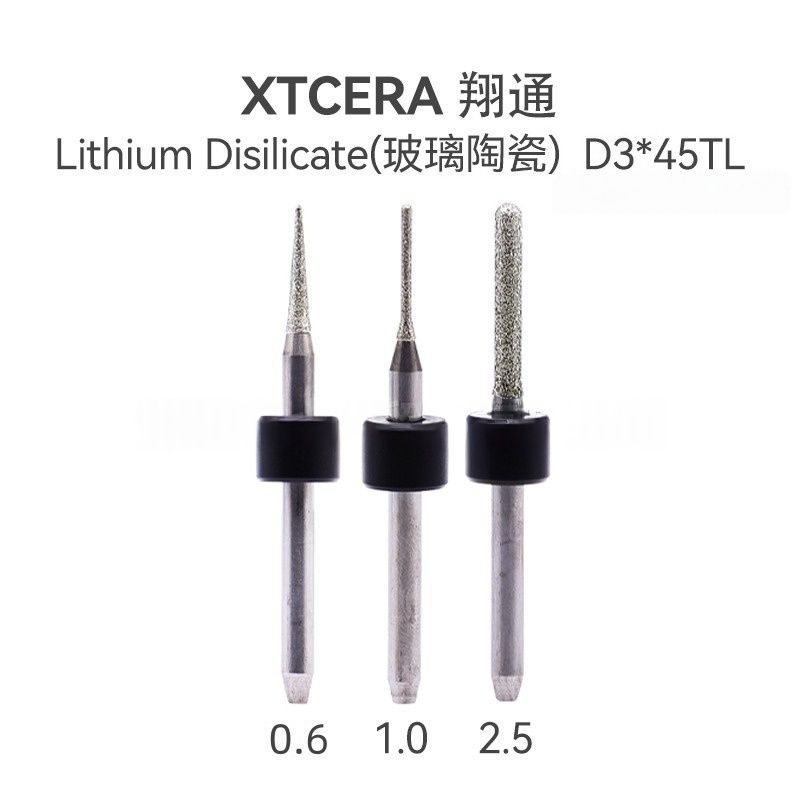 XTCERA Lithium Disilicate Milling Burs