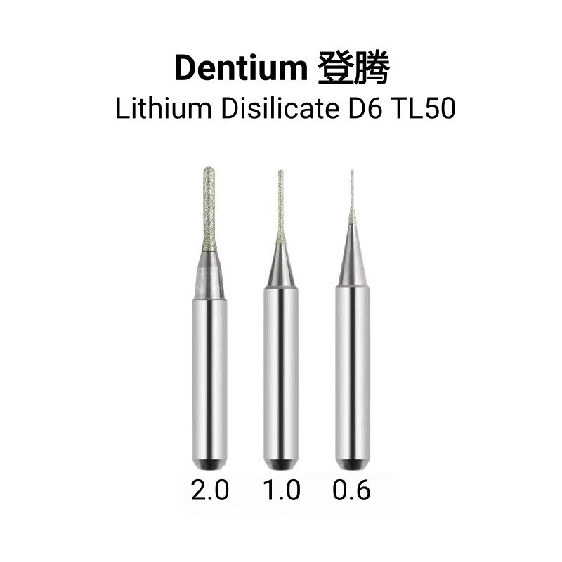 Dentium Lithium Disilicate Milling Burs