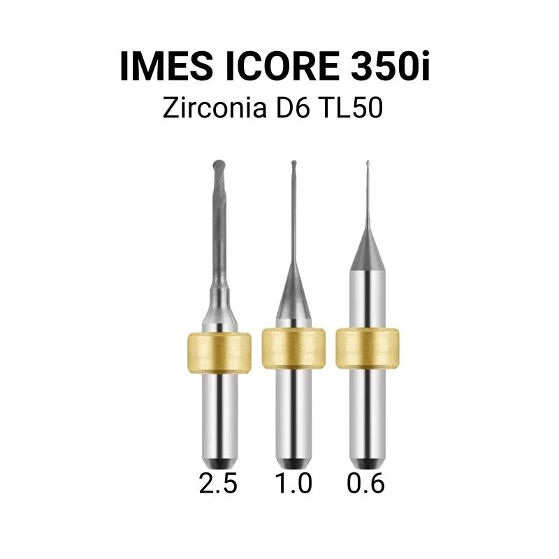IMES ICORE 350i Zirconia Milling Burs