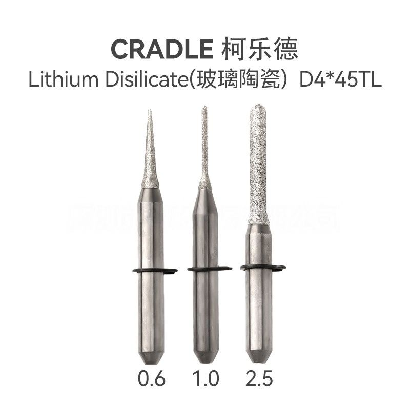 CRADLE Lithium Disilicate Milling Burs2
