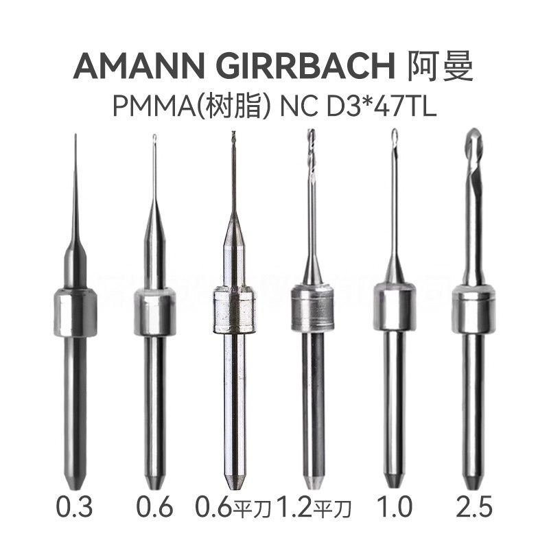 AMANN GIRRBACH PMMA Milling Burs