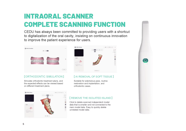 N Scanner CAD CAM Software with Plastic